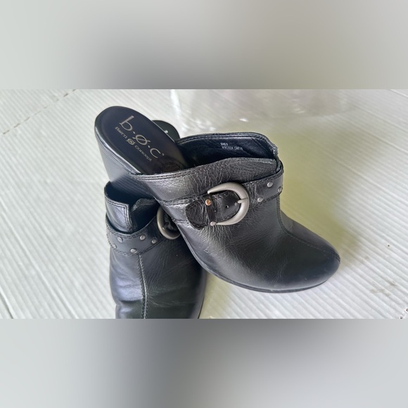 b.o.c‎ Born Concept Women’s Black Clogs size 9 Mules Shoes Slip Ons - Picture 1 of 13